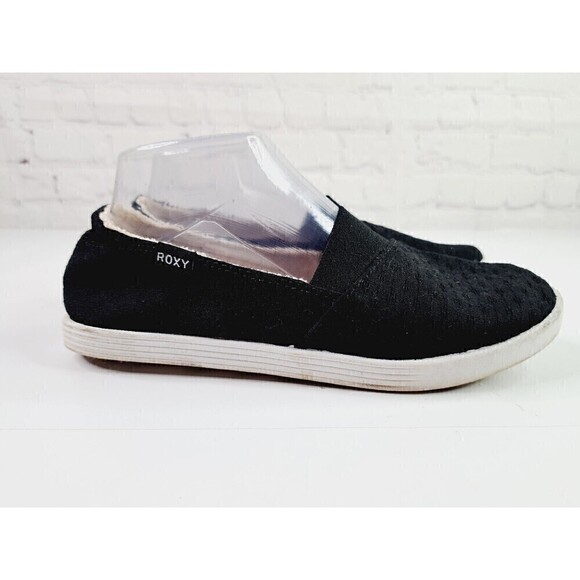 ROXY DANARIS SLIP ON COMFORT SHOES WOMEN'S BLACK SIZE 6.5 - Picture 1 of 8